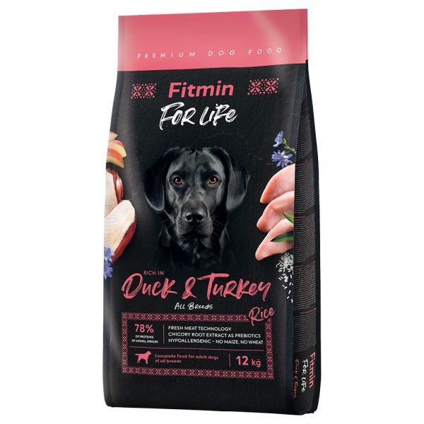 12kg Fitmin Dog For Life Fitmin Dog For Life ankka & kalkkuna 12kg Fitmin Dog For Life Ankka & kalkkuna