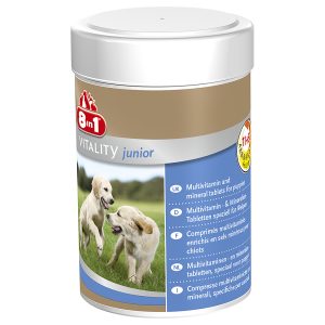 100 tablettia Vitality Junior 8in1 koiralle