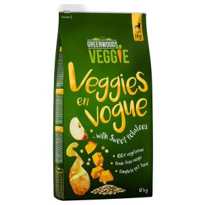 12 kg Greenwoods Veggie bataattia ja perunaa linssien, omenan ja kurpitsan kera koiran kuivaruoka