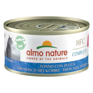 24x70g tonnikala ja kurpitsa Almo Nature HFC Complete kissanruoka