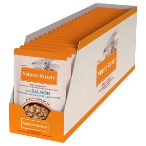 22x85g Nature's Variety Bites kastikkeessa lohi kissa