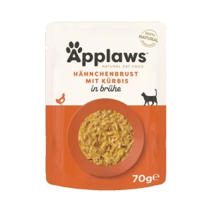12x70g kana & kurpitsa Applaws Kissanruoka