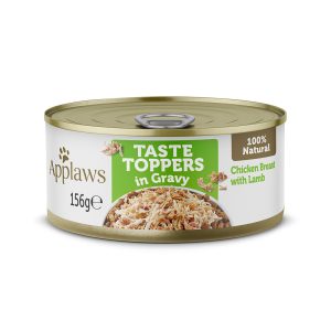 6x156g kastikkeessa: kana ja lammas Applaws Taste Toppers koiranruoka Applaws Taste Toppers koiranruoka