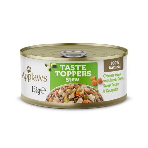 24x156g Taste Toppers Stew kana ja lammas Applaws koiran märkäruoka