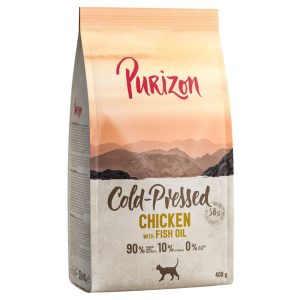 400g Purizon Coldpressed kana & kalaöljy kuivaruoka kissoille