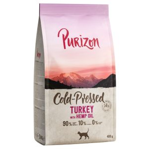 400g Purizon Coldpressed kalkkuna & hamppuöljy kuivaruoka kissoille