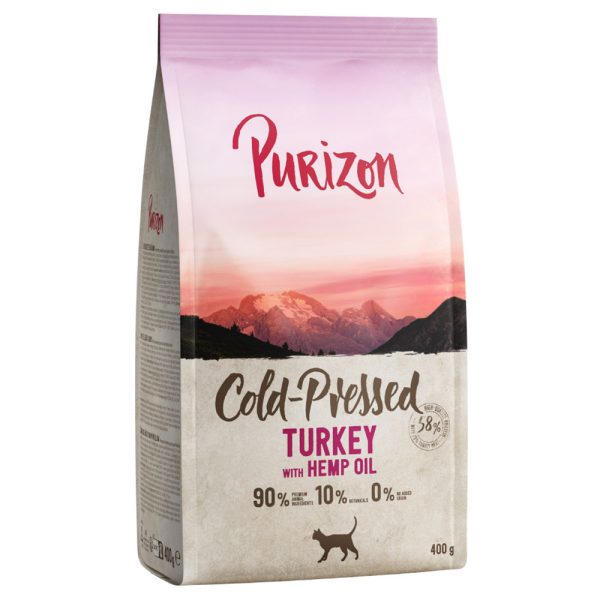 400g Purizon Coldpressed kalkkuna & hamppuöljy kuivaruoka kissoille