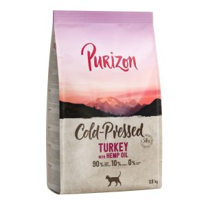 2,5kg Purizon Coldpressed kalkkuna & hamppuöljy kuivaruoka kissoille