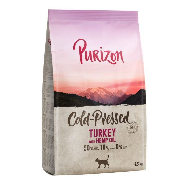 2,5kg Purizon Coldpressed kalkkuna & hamppuöljy kuivaruoka kissoille