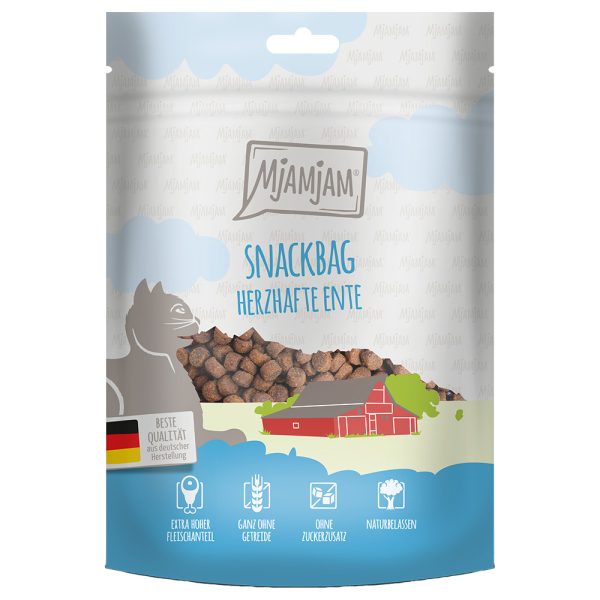 4x 125g MjAMjAM Snackbag maukas ankka kissan välipalat
