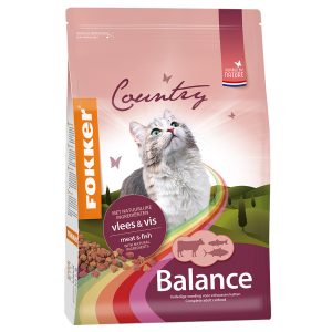 Fokker Country Balance Liha & Kala kissanruoka - 10 kg
