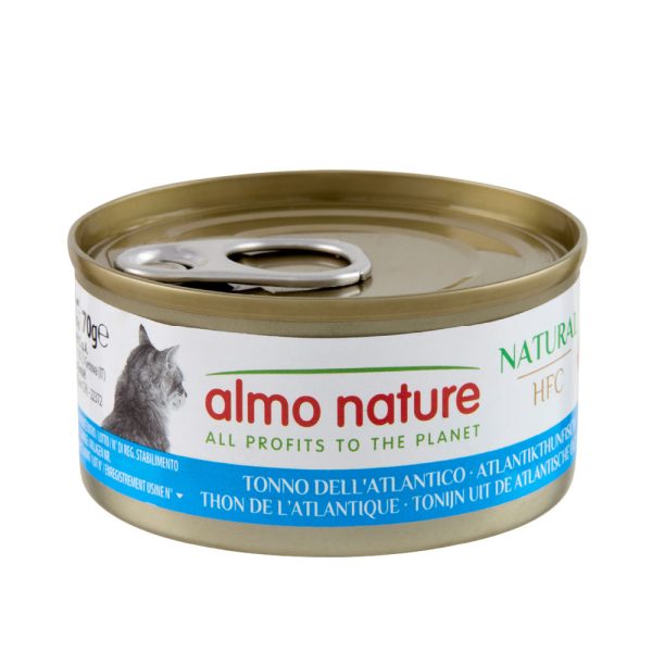 6x70g HFC Natural Atlantin tonnikala Almo Nature kissan märkäruoka