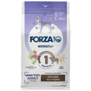 1.5kg Karitsaa riisin kanssa Mini & Toy Diet Forza10 kuivamuona koirille