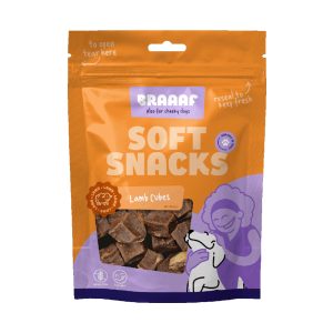 3x85g Braaaf lampaanlihapihvikuutio koiranherkku koirille