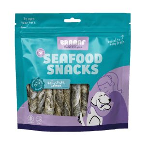 175g Braaaf Lohi Rollsticks 12cm Koiran välipalat