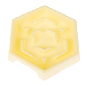 TIAKI Slow Feeder Yellow Hexagon 450ml koira