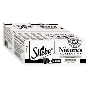 96x85g Nature's Collection kastikkeessa hienostunut lajitelma Sheba märkäruoka