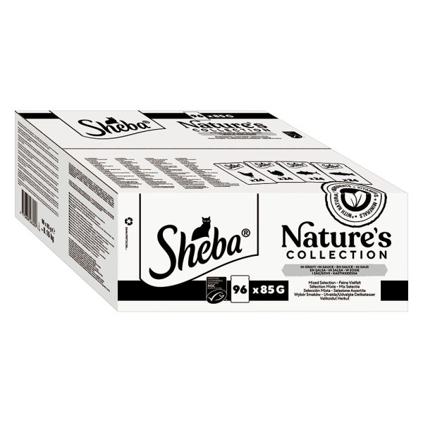 96x85g Nature's Collection kastikkeessa hienostunut lajitelma Sheba märkäruoka