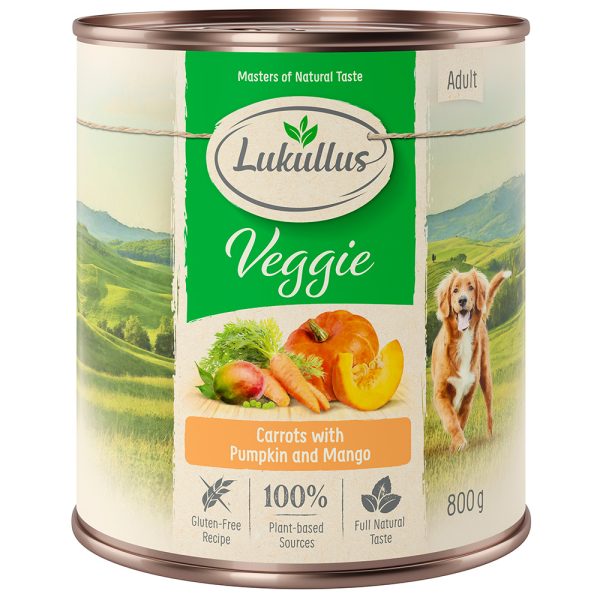 6x800g Veggie Lukullus-koiranruoka