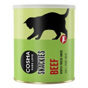 130g Snackies Maxi Tube Naudanliha Cosma