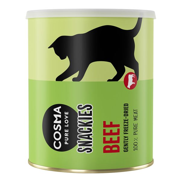 130g Snackies Maxi Tube Naudanliha Cosma