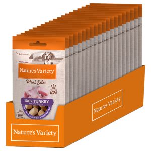 20x20g kalkkuna Nature's Variety pakastekuivatut lihapalat koirille