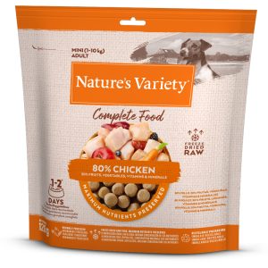 120g Mini pakastekuivattu kana Nature's Variety koiran täysravinto
