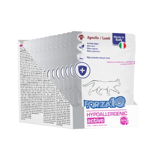 12x100g Forza 10 Hypo Actiwet Lammas märkä kissanruoka
