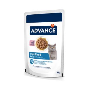 12x85g Feline Sterilized kalkkuna Advance kissan märkäruoka