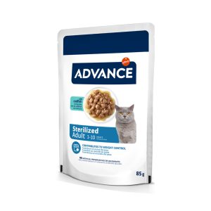 12x85g Feline Sterilized turska Advance kissan märkäruoka