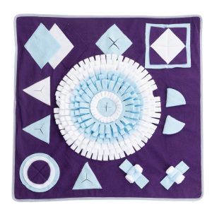 70x70x1cm TIAKI-nuuskumatto, geometriset muodot koira