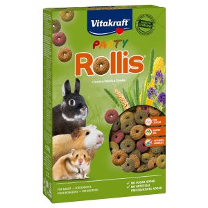 2x500g Vitakraft Rollis Party herkut jyrsijöille