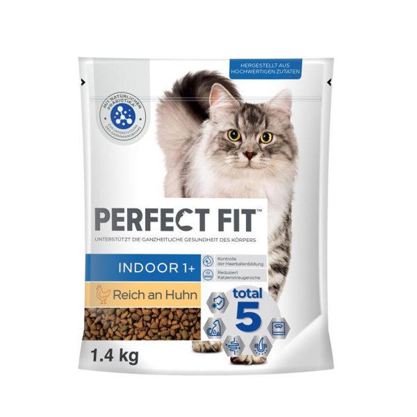 1.4kg Perfect Fit Indoor 1+ Rich in Chicken kissan kuivaruoka