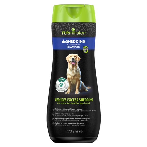 473ml FURminator deShedding Ultra Premium Shampoo koiralle