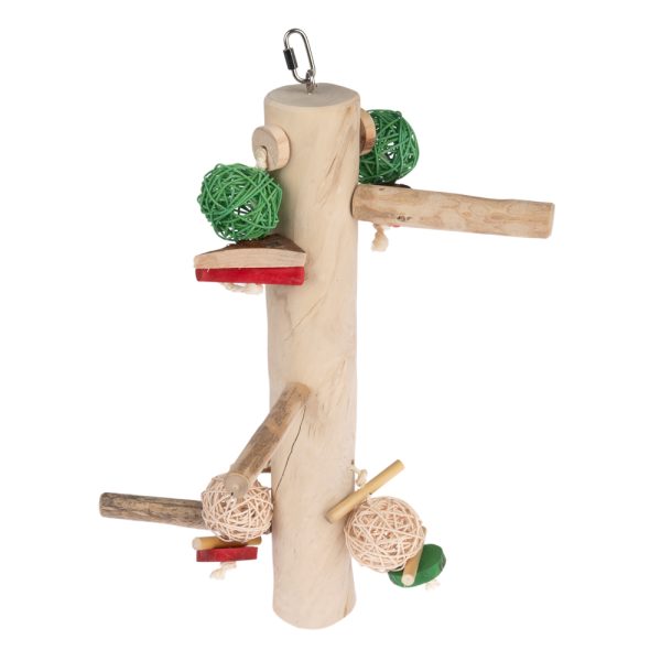 TIAKI Swing -kiipeilyorsi javapuuta 51 x 25 x 19 cm lintujen lelu