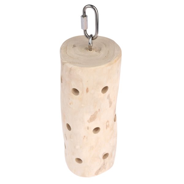 TIAKI Foraging-rulla javapuuta 6 x 6 x 22 cm lelu linnuille