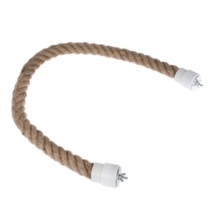 TIAKI-istumaorsi luonnollista juuttia, koko L (ekstra pitkä): Ø 3,2 x 91 cm lintu