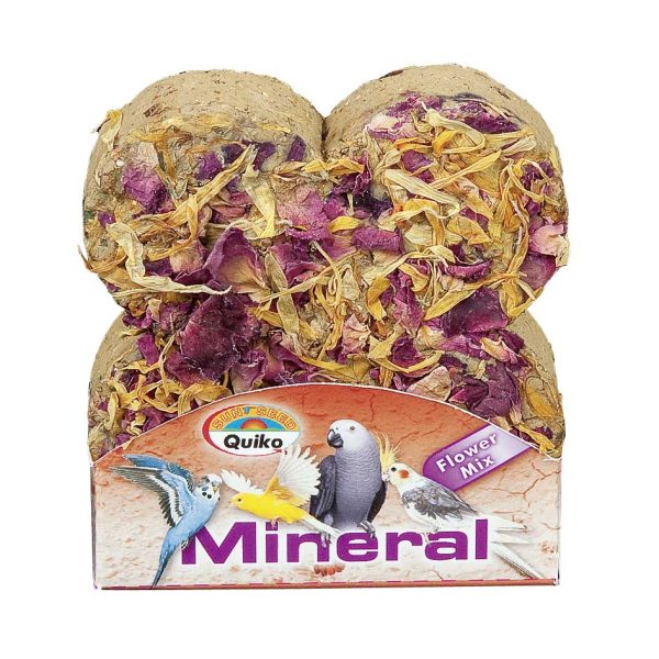 Quiko Mineral Stone Flower 2 kpl linnuille