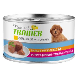 6x 150g Chicken Natural Trainer Maintenance Small & Toy Puppy Märkä koiranruoka