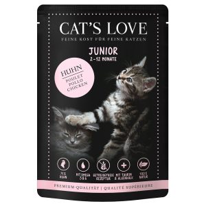 12x85g Junior kana Cat's Love kissan märkäruoka