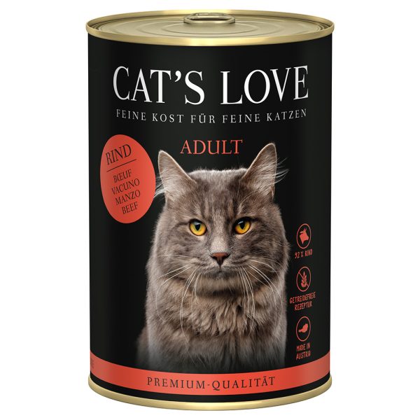 12x400g nauta Cat's Love kissan märkäruoka
