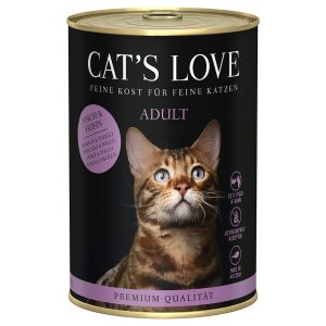 12x400g kala & kana Cat's Love kissan märkäruoka