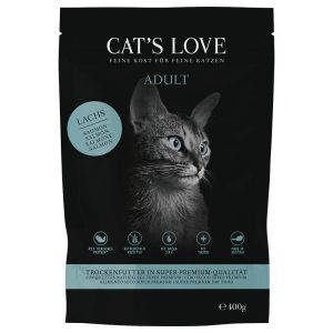400g Cat's Love Adult lohi kissanruoka kuivana