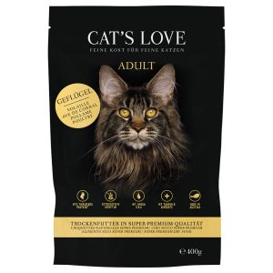 400g Cat's Love Adult Poultry kissanruoka kuivana