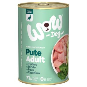 12x400g säästöpakkaus lohi WOW koiran märkäruoka