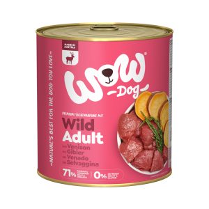 12 x 800 g säästöpakkaus riista WOW Adult koiran märkäruoka