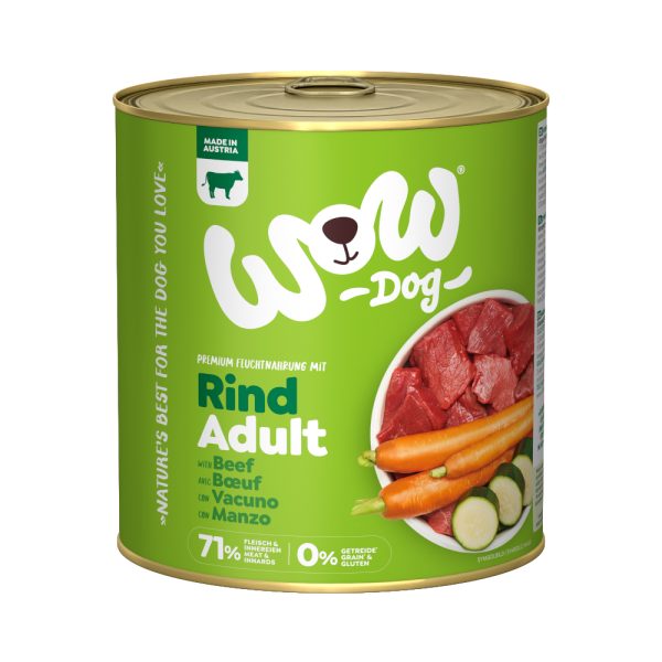 6 x 800 g nauta WOW Adult koiran märkäruoka