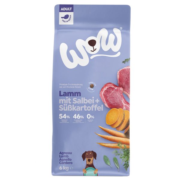 6kg Adult lammas WOW koiran kuivaruoka