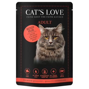 24x85g nauta Cat's Love kissan märkäruoka