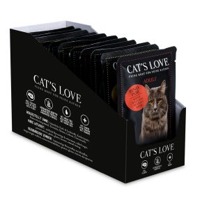 12x85g lajitelma Cat's Love kissan märkäruoka